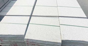 丹东芝麻白毛板，石材毛板