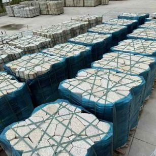 丹东黄金麻冰裂纹 碎拼