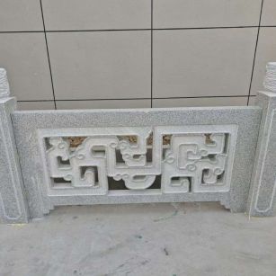 丹东芝麻白河道栏杆 桥栏杆