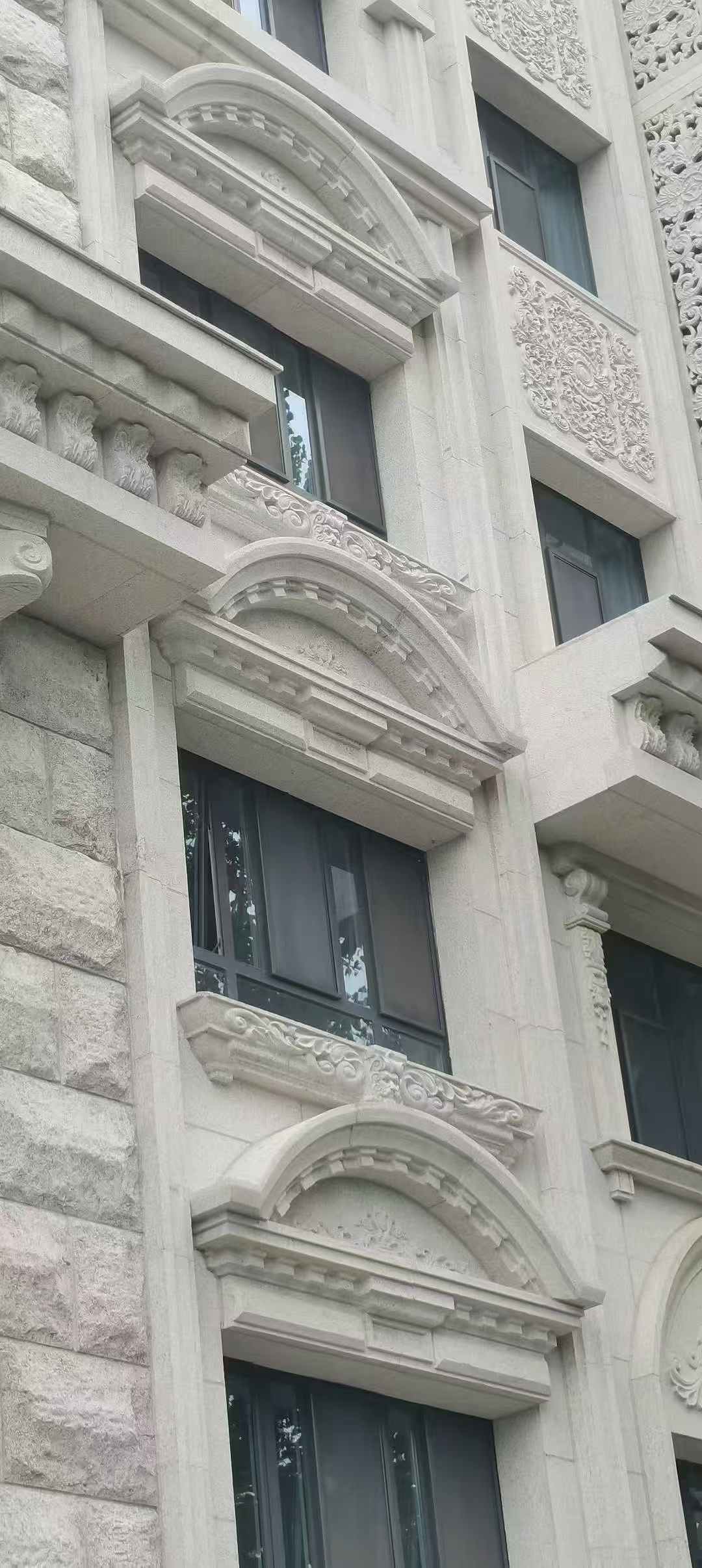 丹东芝麻白异形 石材异形定制