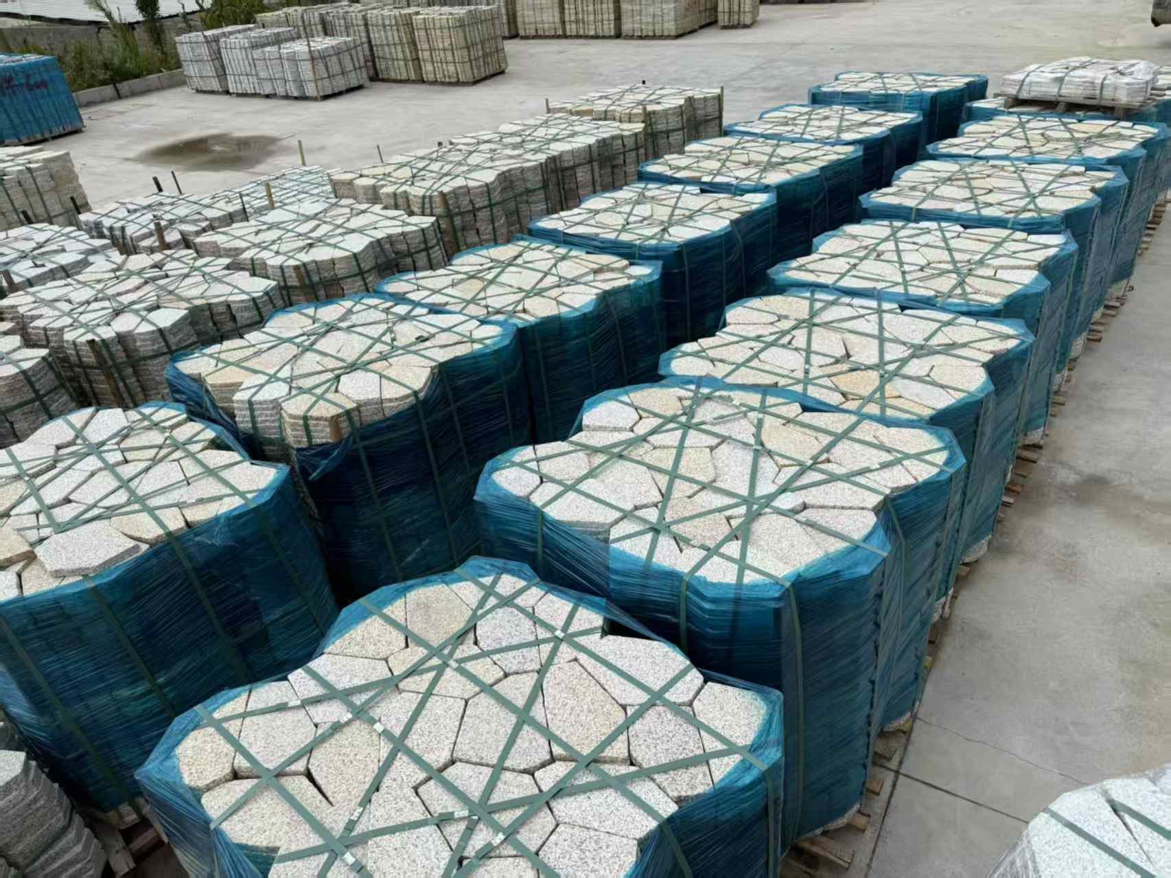 丹东黄金麻冰裂纹 碎拼