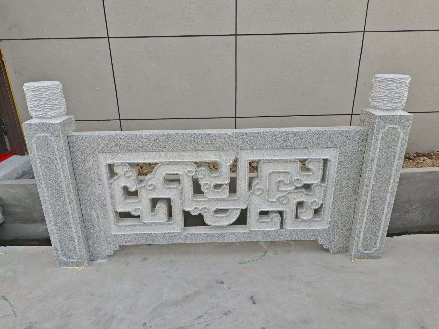 丹东芝麻白河道栏杆 桥栏杆